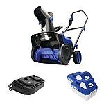 Snow Joe 24V-X2-SB15 | Cordless Electric Snow Blower Kit | 48V | 15in | Two 4.0-Ah Batteries &amp; Charger | Free Shipping | Refurbished $149.47