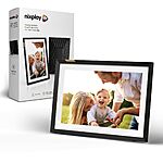 Nixplay Digital Touch Screen Picture Frame - 10.1” Photo Frame, Connecting Families &amp; Friends (Black/White Matte) $109.95