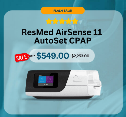ResMed AirSense 11 AutoSet CPAP with SlimLine Tubing (Free Shipping) $549