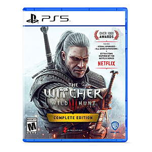 The Witcher 3: Wild Hunt - Complete Edition (PS5 & XSX) $20 at Walmart