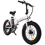 ECOTRIC Folding 20&quot; Fat Tire Electric Bike 500 W Hill Bicycle Removable Battery Pedal Assist Power A-E516646 A-E516646 - $579