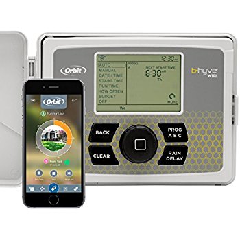 Orbit 57946 B-hyve Smart Indoor/Outdoor 6-Station WiFi Sprinkler System Controller (Alexa Compatible) - $68.99