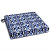 Classic Accessories Vera Bradley Water-Resistant Patio Seat Cushion, 19 x 19 x 3 Inch, Ikat Island, Foam Seat Cushions $10.99