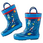 Stephen Joseph Kids Rain Boots, Space, 12 $5.99