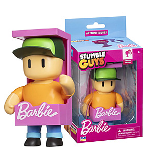 Stumble Guys X Barbie Action Figures - 1 Pack Window Box, 5 Styles to Collect, Limited Edition $1.78