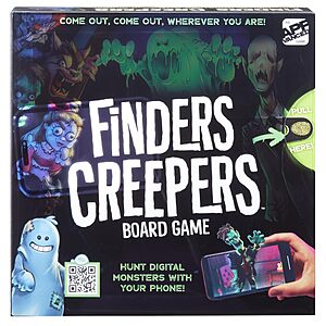 Micro Games of America™ Finders Creepers Board Game an App-Vanced™ Game – Hunt Digital Monsters with Your Phone,2-4 Players,Ages 8+ $7.21