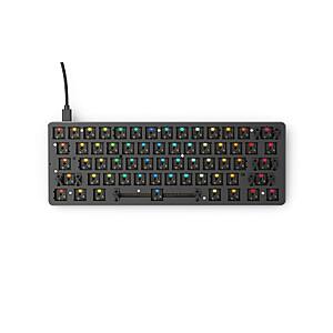 Glorious GMMK 60% Compact Barebone USB C Wired Mechanical Custom Keyboard Kit $14.15