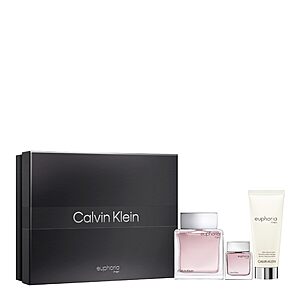 Calvin Klein Euphoria Eau de Toilette for Men and After Shave Balm Trio Gift Set $77.65 S&S
