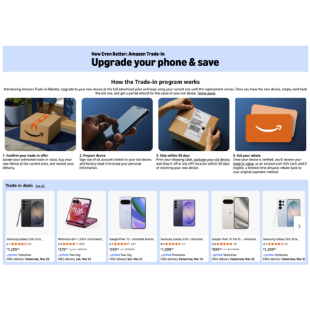 Amazon Trade-in Deal Motorola razr | 2024 | Unlocked | Made for US 8/256GB | 50MP Camera | Spritz Orange $299.99 or lower FS with Prime