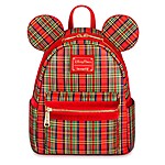 Disney Parks x Loungefly Mickey Mouse Red Plaid Mini Backpack - $54.98 at shopDisney