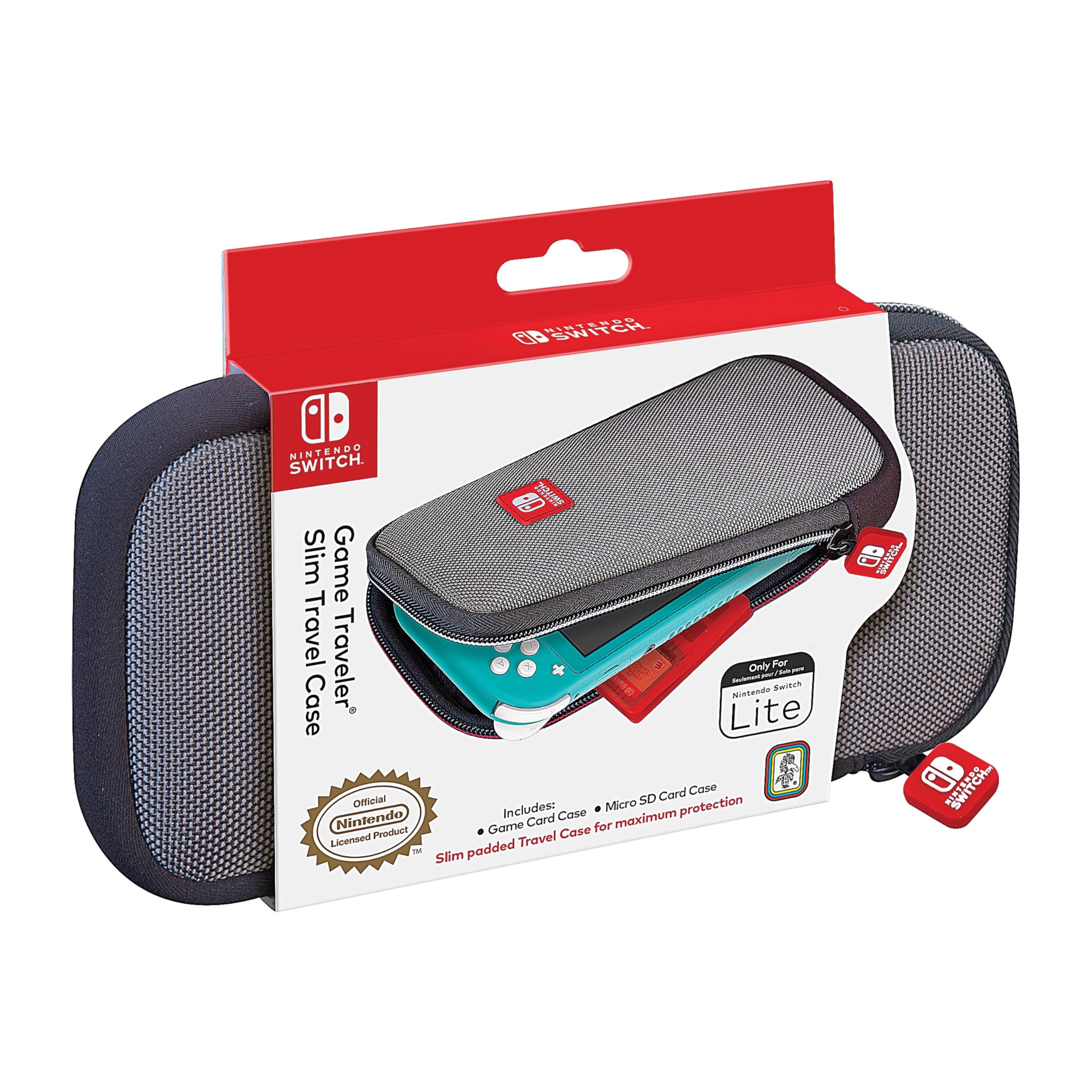 Game Traveler Nintendo Switch Lite Case - Switch Lite Carrying Case for Switch Lite & Travel Case, Slim Protective Design, Bonus Game Case & Deluxe Loop Handle $7.49