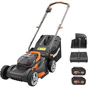 17" WORX 40V Cordless Lawn Mower w/ 2 Batteries & Charger (WG743) for $159. - Lowes, BestBuy, Target, AliExpress ($133)
