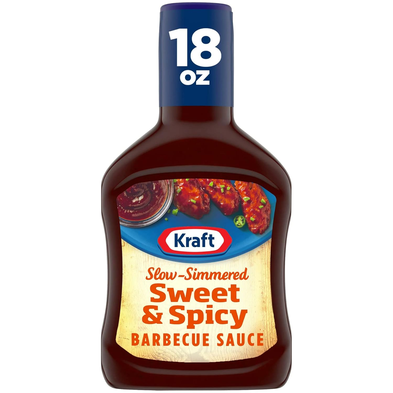 Kraft Sweet & Spicy Slow-Simmered BBQ Barbecue Sauce (18 oz Bottle) $1.42