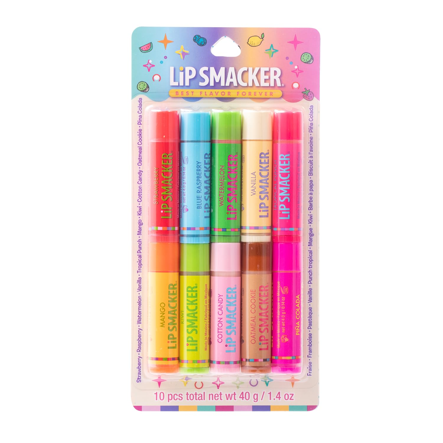 Lip Smacker Original & Best 10 Piece Lip Balm Party Pack $7.44