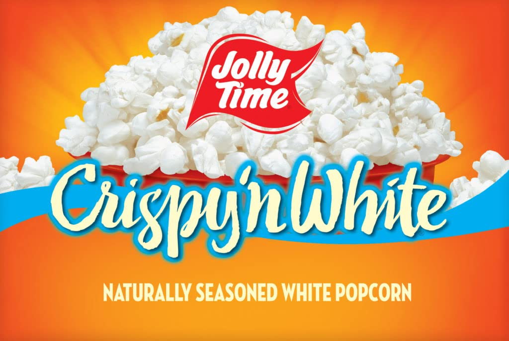 Jolly Time Crispy N White Tender Natural Microwave Popcorn, Low Calorie Gluten Free (Natural Crispy 'N White, 3 Ounce (Pack of 36)) $22.79