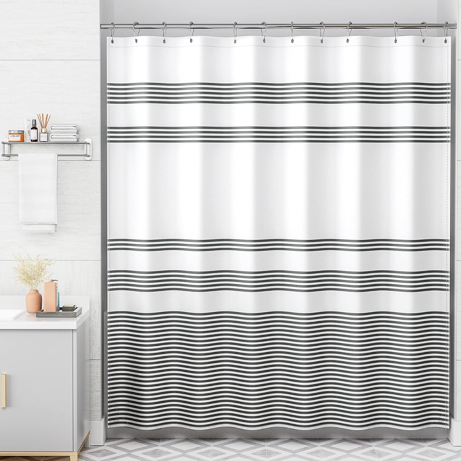 Black And White Shower Curtain Amazon