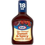 Kraft Sweet &amp; Spicy Slow-Simmered BBQ Barbecue Sauce (18 oz Bottle) $1.42