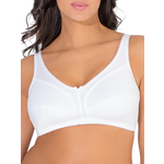Fruit of the Loom Women's Seamed Soft Cup Wirefree Cotton Bra at Amazon Women’s Clothing store $5 or less