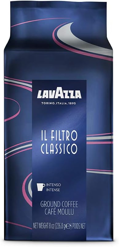 Lavazza Il Filtro Classico Dark Roast Ground Coffee, 8 Oz (Pack of 20) , $54.63 or less