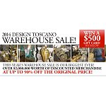 Heads Up Local Chicagoans....Design Toscano Annual Warehouse Sale May 17 &amp; 18 in Elk Grove Village IL, YMMV