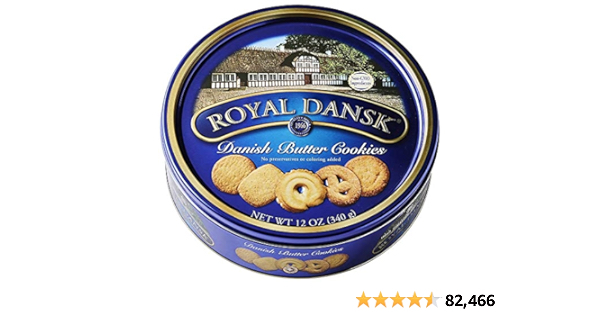 Royal Dansk Danish Cookie Selection, No Preservatives or Coloring Added, 12 Ounce - $3.97
