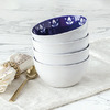 Sofia Home 4 Pack Indigo Stoneware Round Bowls by Sofia Vergara $7.13 + Free S&amp;amp;H w/ Walmart+ or on $35+