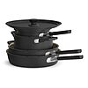 Prime Members: bella 9 Piece StoreMore Dishwasher &amp;amp; Oven Safe Cookware Set (Black) $31.13 + Free Shipping