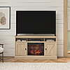 Ameriwood Home Ashton Lane Fireplace TV Stand (Spring Pine) $98 + Free Shipping