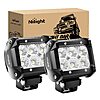 2-Pack Nilight 18W 1260LM Flood LED Pods $11.02 + Free Shipping w/ Prime or on $35+