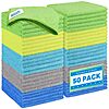 50-Pack Homexcel Microfiber Cleaning Cloth (12.5 x 12.5&amp;quot;, Multicolor) $14.98 + Free Shipping w/ Prime or on $35+
