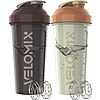 2-Pack 28-Oz VELOMIX Protein Shaker Bottles (Soft Sand/Burnt Umber) $9.99 + Free Shipping w/ Prime or on $35+