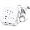 6' POWRUI 8-Outlet Power Strip w/ 3 USB-A &amp;amp; 1 USB-C Ports $8.98 + Free Shipping w/ Prime or on $35+