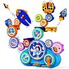 KOKODI Gear Building  Electric &amp;amp; Manual Construction Set for Kids $15.74 + Free Shipping w/ Prime or on $35+