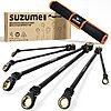 Suzume Extra Long Flex Head Ratcheting Wrench Set (8-19mm)