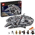 1351-Piece LEGO Star Wars Millennium Falcon Building Set w/ 7 Figures $136 + Free Shipping