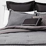 8-Piece Threshold Queen Sanford Hotel Comforter Set (Gray) $16.99 + Free Shipping