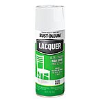 11-Oz Rust-Oleum 1904830 Lacquer Spray (Gloss White) $3.45