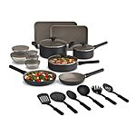 [Prime] 21-Piece bella Kitchen Set (Black) $42.80 + Free Shipping