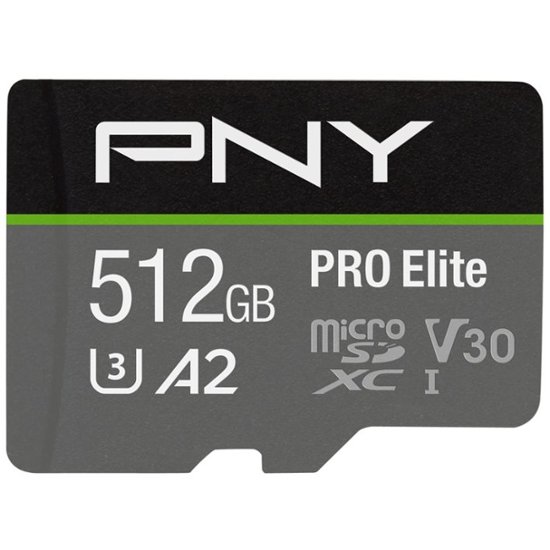 512GB PNY Pro Elite microSDXC U3 Memory Card w/ SD Card Adapter $12 + Free Shipping