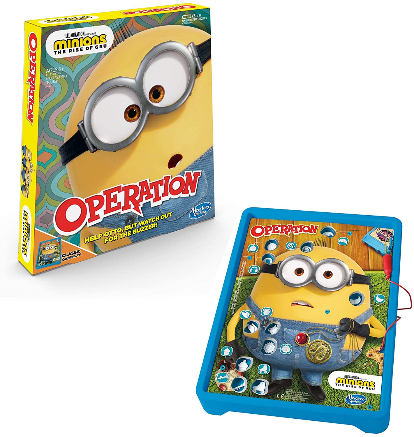 Hasbro Gaming Operation Game: Minions: The Rise of Gru Edition Board Game $9.10 + Free Shipping w/ Walmart+ or on $35+