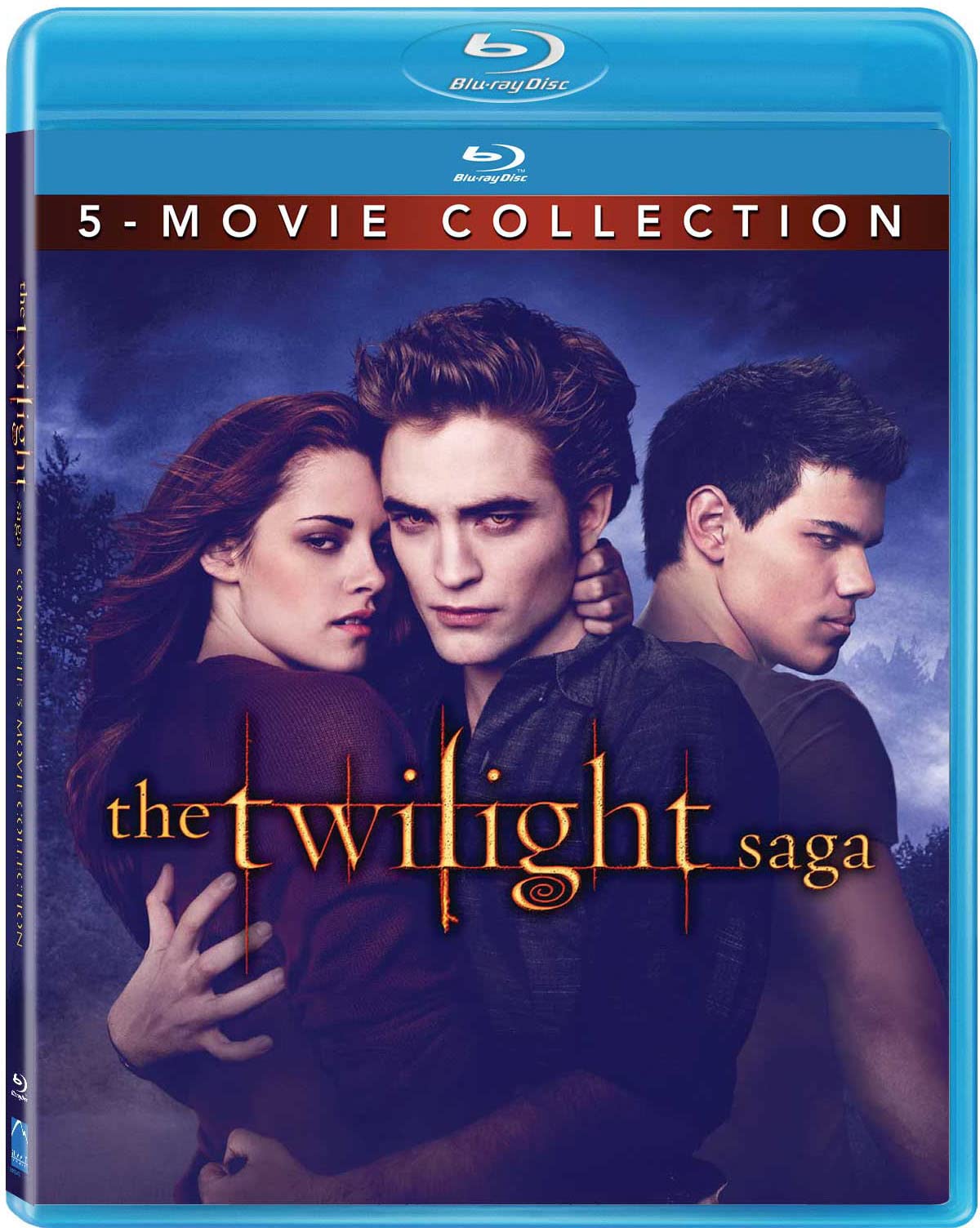 The Twilight Saga: 5-Movie Collection (Blu-ray) $8.74 + Free Shipping w/ Prime or on $35+