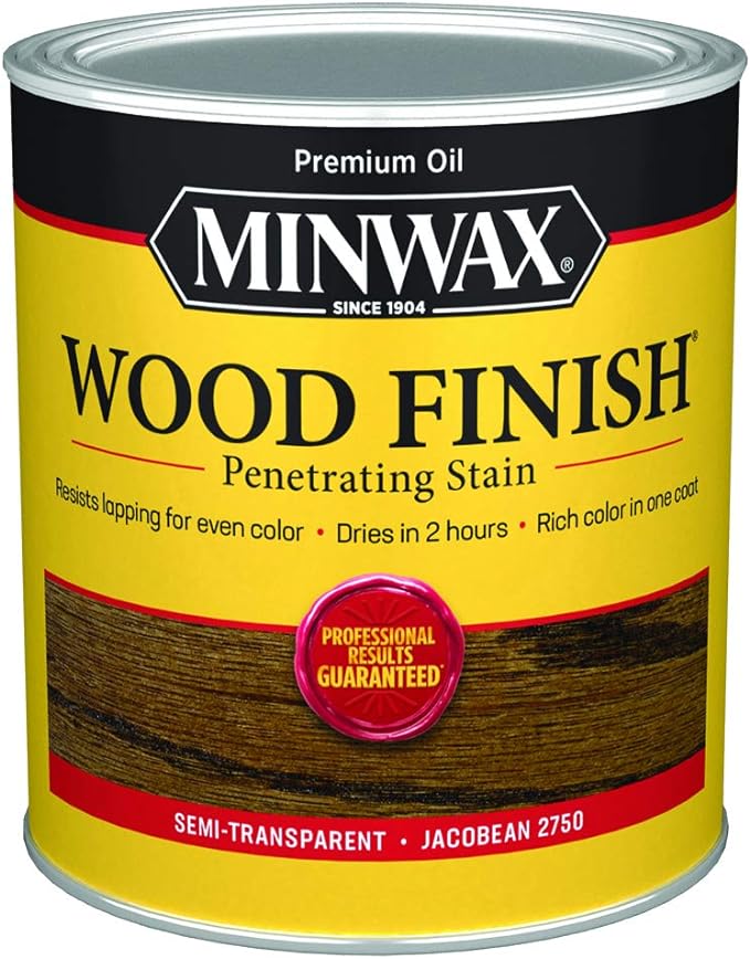 1-Quart Minwax Finish Penetrating Interior Wood Stain (Jacobean) $3.60 + Free Shipping w/ Prime or on $35+