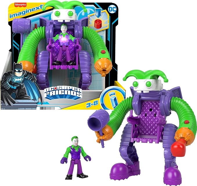 DC Super Friends Imaginext The Joker Battling Robot w/ Poseable Action Figure $10 + Free Shipping w/ Prime or on $35+