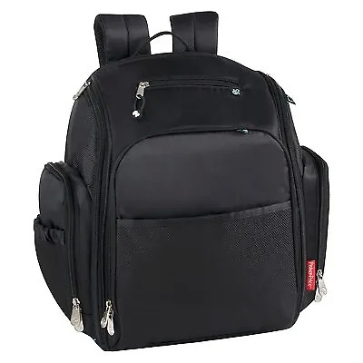 Fisher-Price Kaden Diaper Backpack (Black) $20 + Free Shipping
