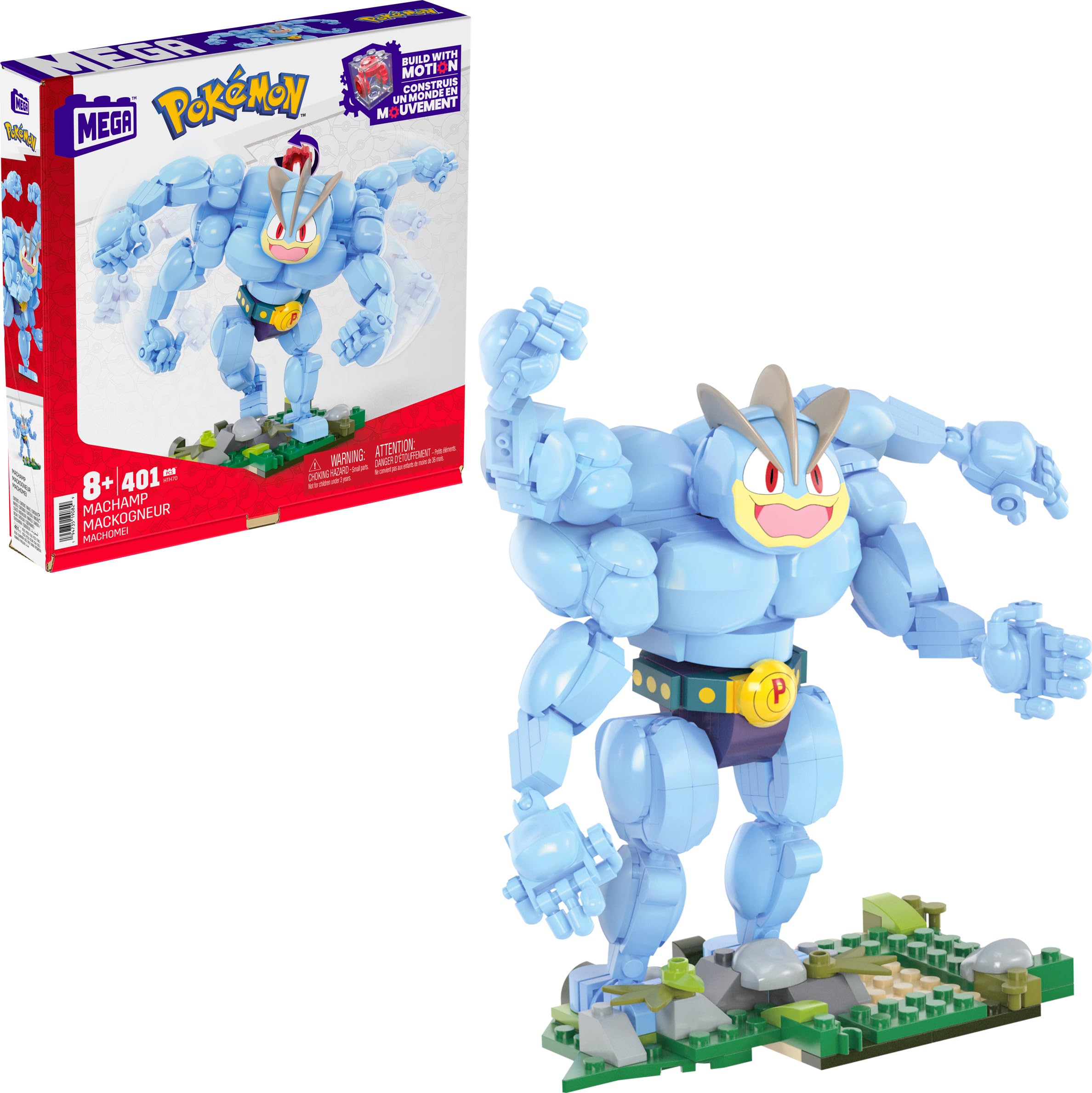 401-Piece Mega Pokémon Machamp Building Kit w/ Motion $21 + Free Shipping w/ Prime or on $35+
