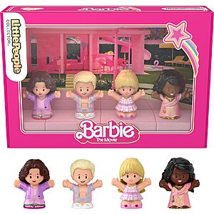 4-Piece Fisher-Price Little People Collector Barbie: The Movie Special Edition Figure Set $9 + Free Shipping