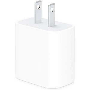 Apple 20W USB-C Fast Power Adapter Wall Charger $12 + Free Shipping w/ Prime
