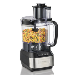 12-Cup 500W Hamilton Beach Stack & Snap Food Processor 