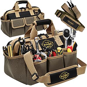 14" The Ryker Heavy Duty Tool Bag $20.49 + Free Shipping w/ Prime or on $35+