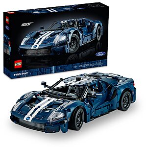1466-Piece LEGO Technic 2022 Ford GT Building Kit $95.99 + Free Shipping